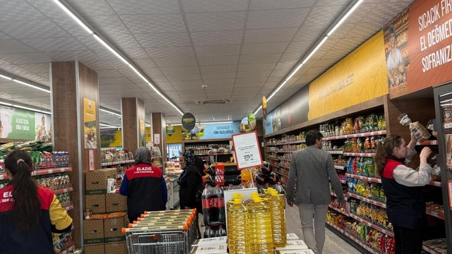 Karakoçan'da market ve gıda işletmelerine denetim