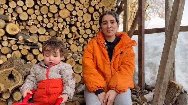 Evlenip Tunceli'ye yerleşti, köy hayatına 2 yaşındaki oğlu Güneş'i de alıştırıyor