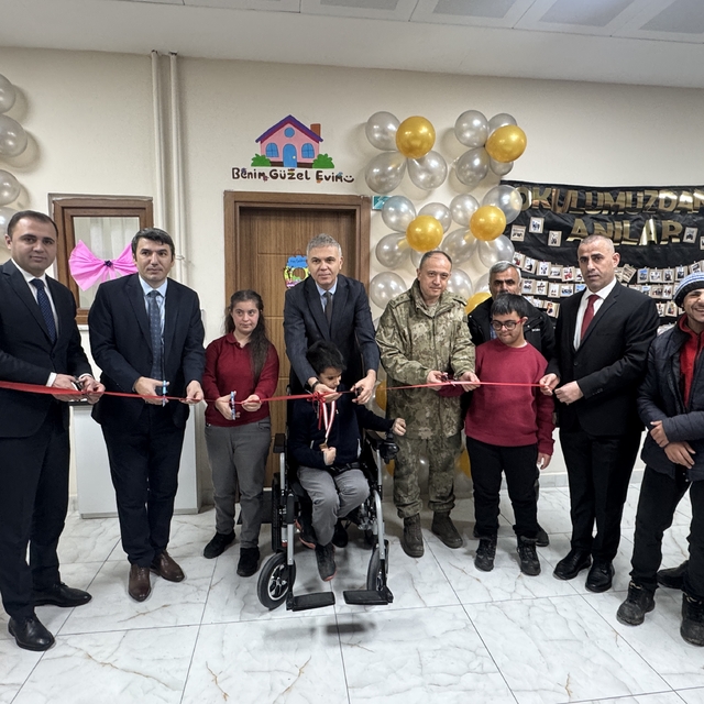 Yüksekova'da özel gereksinimli öğrenciler için "Uygulama Evi" açıldı