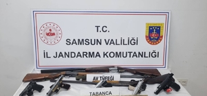 Samsun'da silahla havaya ateş eden 2 şüpheli yakalandı