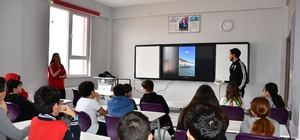 Karaman'da kürek sporu için okullarda yetenek taraması yapıldı