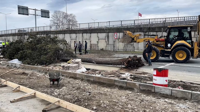 Rize'de fırtına
Fırtına nedeniyle devrilen ağaç şehir içi ulaşımın aksamasına neden oldu