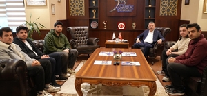 Rektör Kırışık Evrenos takımı ile bir araya geldi