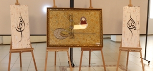 Pamukkale'de 100 eser sanatseverle buluştu