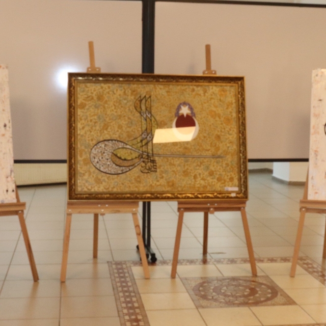 Pamukkale'de 100 eser sanatseverle buluştu