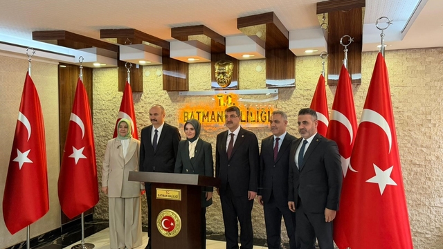 Bakan Göktaş Batman'da temaslarda bulundu