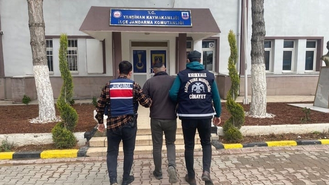 Kırıkkale'de 7 yıl hapis cezası bulunan firari hükümlü yakalandı