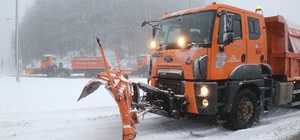 Bolu Dağı beyaza büründü: Kar kalınlığı 10 santimetreye ulaştı