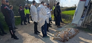 Yaşlı adam tarla komşusunu ezerek öldürdü