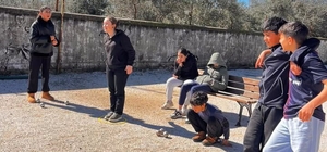 Ula'da Bocce branşı yoğun ilgi görüyor