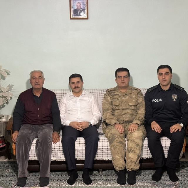 Kaymakam Bulut, Çakmaklı ailesinin iftar sofrasına misafir oldu