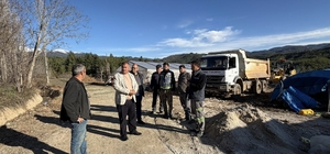 Beyağaç'ta arazi yolları düzenleniyor