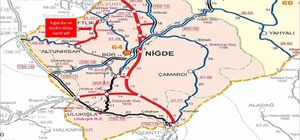 Niğde’de yoğun kar yağışı nedeniyle iki yol trafiğe kapatıldı