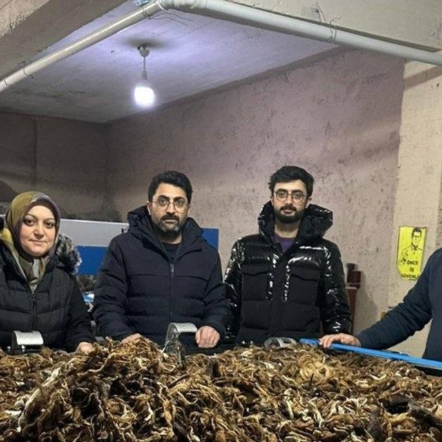 Erzurum'da atık yünler yeşil dönüşümle değer kazanıyor