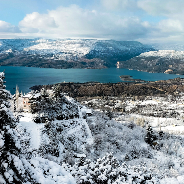 Karaman'da kar etkili oldu