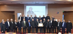 Malatya TSO'dan Vahap Munyar'a "Şeref Üyeliği Beratı"
