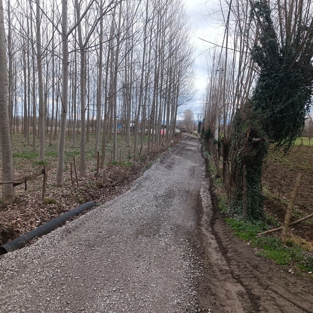 Gölyaka'da yol çalışmaları sürüyor