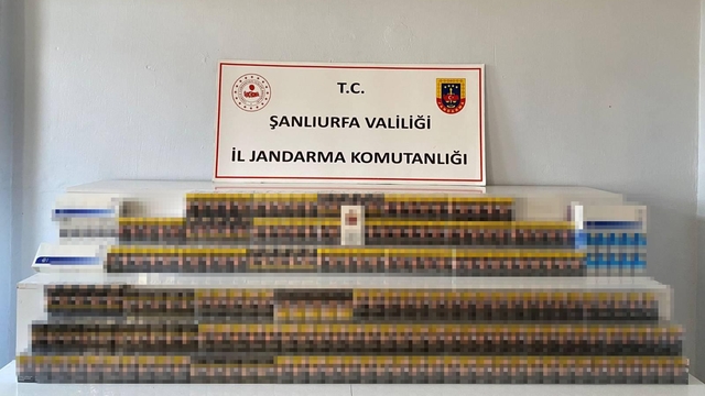 Şanlıurfa'da 11 bin paket kaçak sigara ele geçirildi