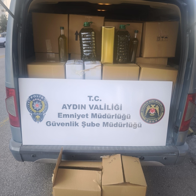 Aydın'da bin 324 litre bitkisel karışım yağ ele geçirildi