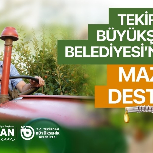 Tekirdağ'da üreticiye mazot desteği başvuruları başladı