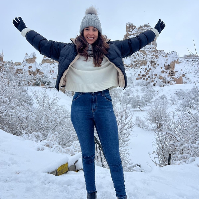 Kapadokya, beyaz örtü ile kaplandı