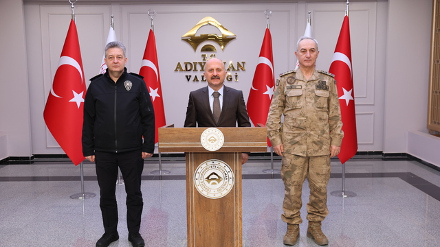 Adıyaman Valisi Varol, aylık asayiş verilerini açıkladı