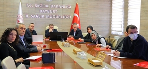 Bayburt’ta sağlık tesislerinin standartları toplantıda değerlendirildi