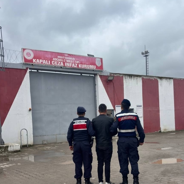 Kocaeli'de 8 yıl 1 ay hapis cezası bulunan hükümlü yakalandı