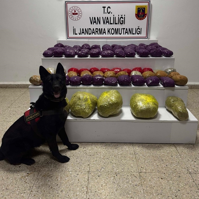 Van'da arazide 31 kilo uyuşturucu ele geçirildi
