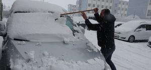 Bitlis'te yoğun kar yağışı