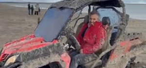 Koruma altındaki Seyfe Gölü'nde off-road yapan ATV sürücüsüne işlem