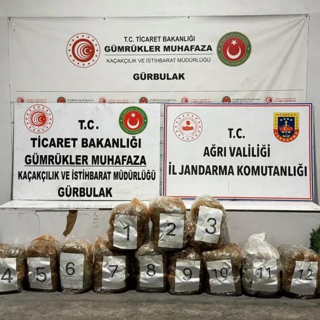 Maydanoz ve dereotu yüklü TIR'dan 51 kilo esrar çıktı