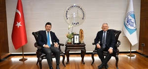 Başkan Büyükkılıç, Bakan Yardımcısı Poyraz ve Genel Müdür Eyigün'ü konuk et...