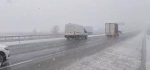 Denizli'nin yüksek kesimlerinde kar yağışı etkili oluyor