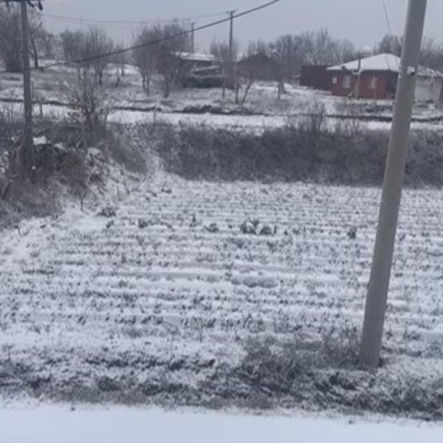 Aydın'ın yüksekleri beyaza büründü