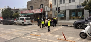 Bodrum'da öğrencilere uygulamalı trafik eğitimi