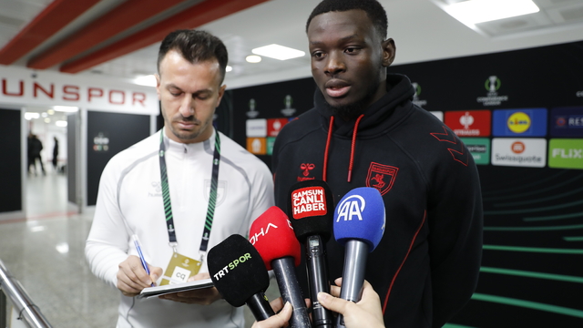 Samsunspor-Shkendija maçının ardından
