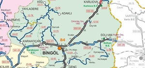 Bingöl-Erzurum karayolu tır trafiğine kapandı