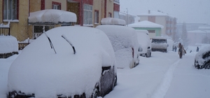Kar yağışı Erzurum'u felç etti, okullar tatil, kar kalınlığı 50 santimetreyi geçti, bin 167 köy yolu ulaşıma kapalı