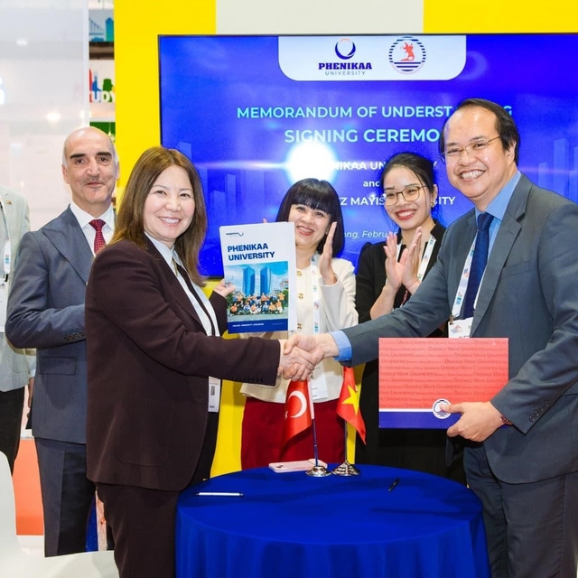 OMÜ ile Vietnam'dan Phenikaa Üniversitesi Arasında ikili iş birliği anlaşma...