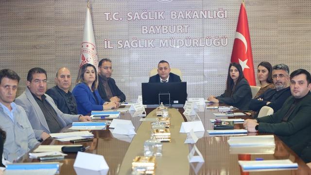 Bayburt'ta Çocuk İzlem Merkezi toplantısı yapıldı