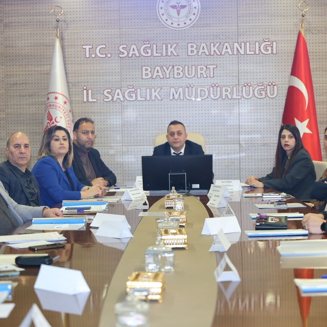 Bayburt'ta Çocuk İzlem Merkezi toplantısı yapıldı