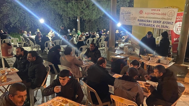 Efeler'de 'Mahallece İftardayız' programı vatandaşları buluşturdu