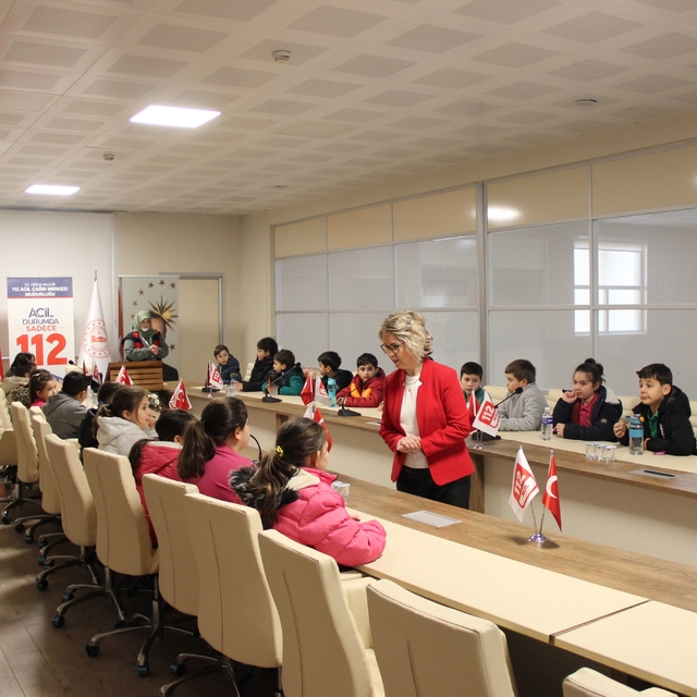 Öğrenciler 112'yi öğrendi