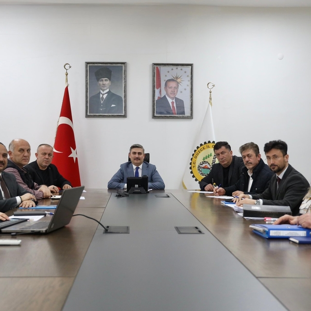 Encümen toplantısı gerçekleştirildi