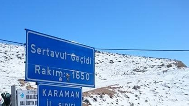 Sertavul Geçidinde ulaşım kontrollü sağlanıyor