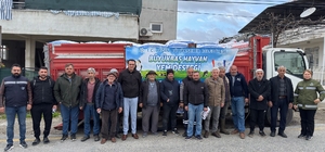 Başkan Çerçioğlu'nun küçük üreticilere yem destekleri devam ediyor