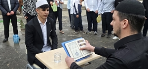 Hafızlık hayaline 95 günde kavuştu