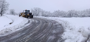 Kulp’ta kar nedeni ile kapanan yolları açılıyor