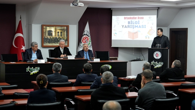 Nizip'te 19. Ortaokullar arası bilgi yarışmasının kura çekimi yapıldı